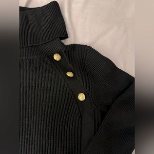Veronica Beard- Black Turtleneck- 100% Merino Wool